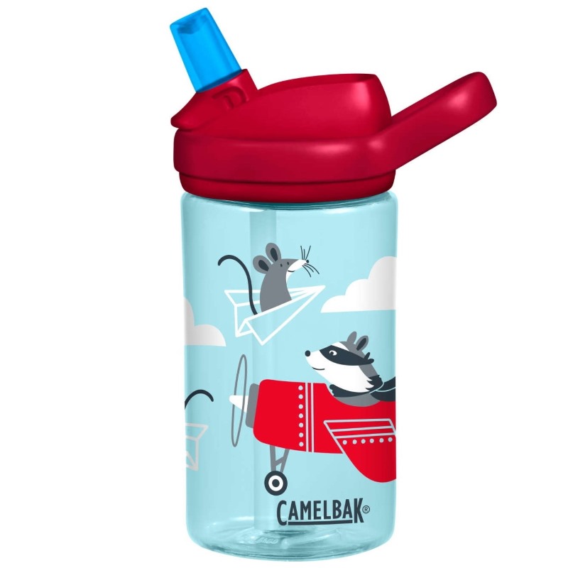 CamelBak Eddy+ Kids Stainless Steel Bottle - 0.4L- Airplanes