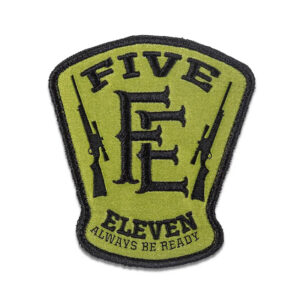 3D PVC Blood Type Patch With Hook and Loop 1.75x 1.5 - TUFF Products